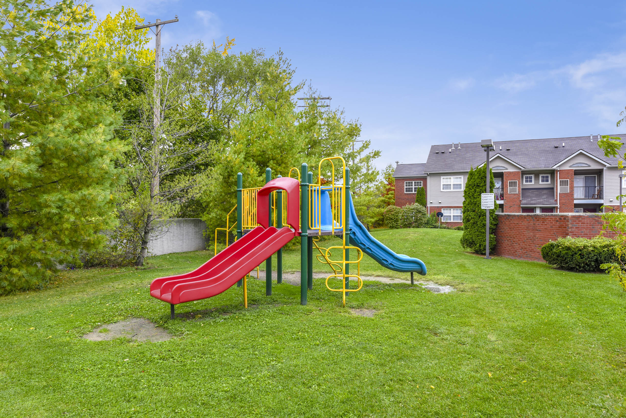 A red slide