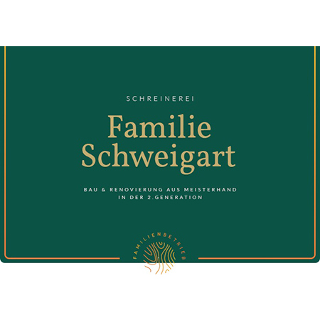 Schreinerei Schweigart Logo