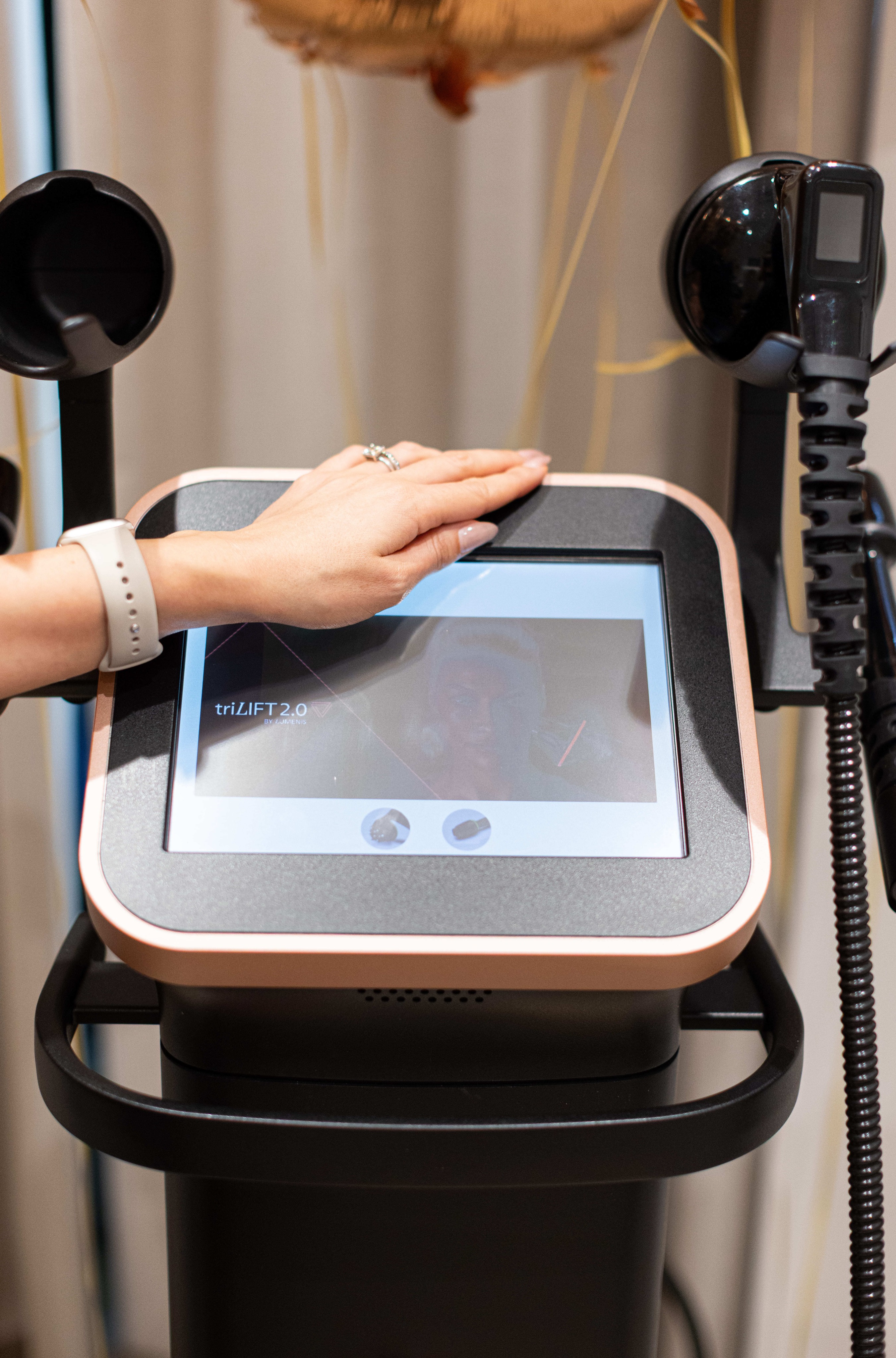 The Lumenis triLIFT 2.0 platform at SVIT Aesthetics in Southlake, TX, used for non-surgical facial r 