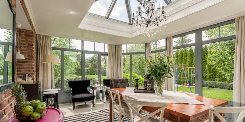 Our team members can often get started on sunroom additions quickly and efficiently. 