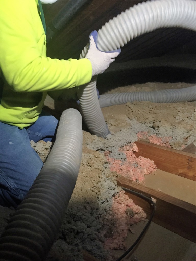 Attic Insulation Removal