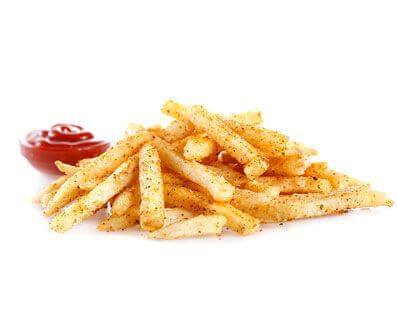 French Fries made by City Burger Co. with sauce on the side.