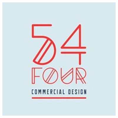 54 Four Commercial Design Logo
