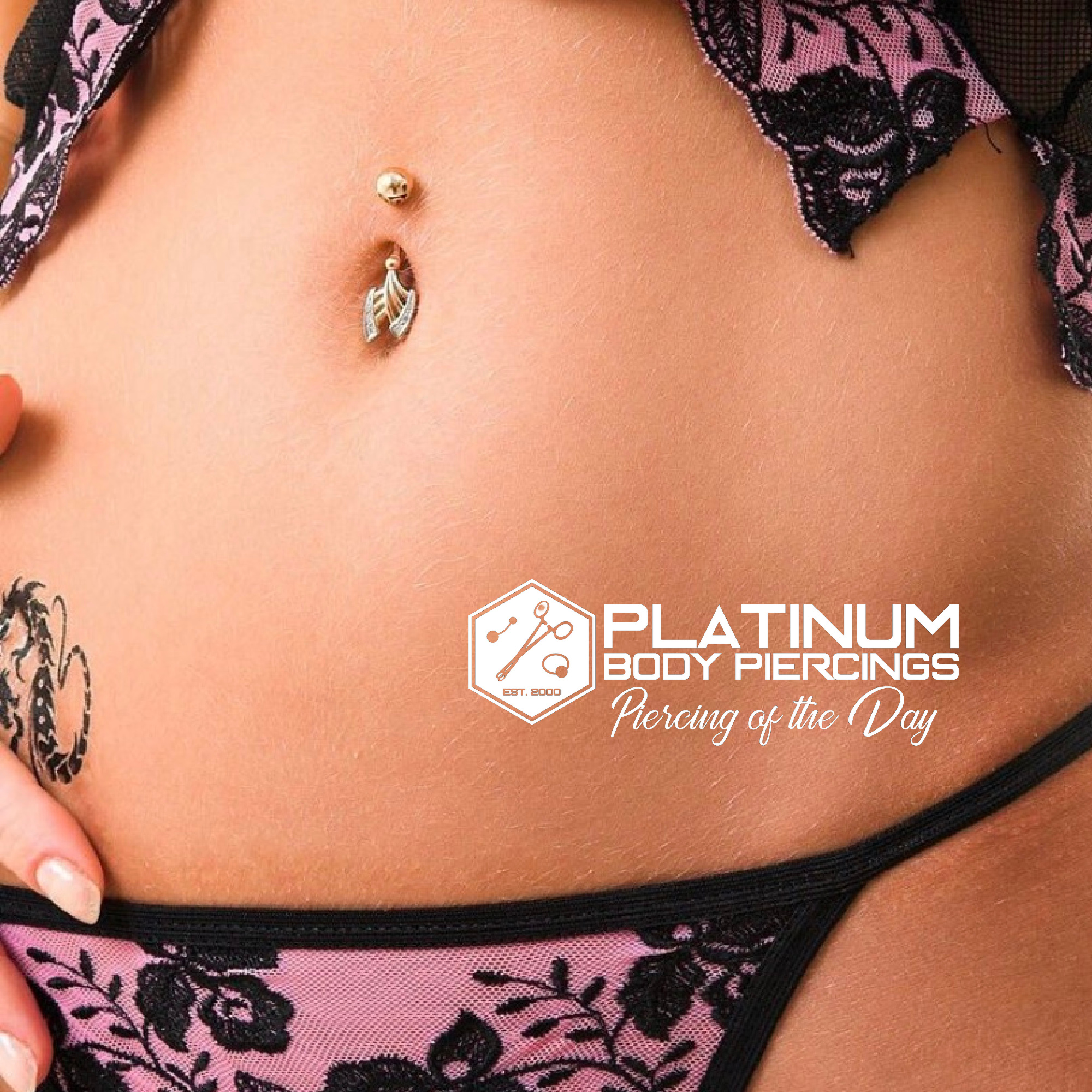 Navel Piercings @Platinum Tattoos & Piercings San Antonio, Tx