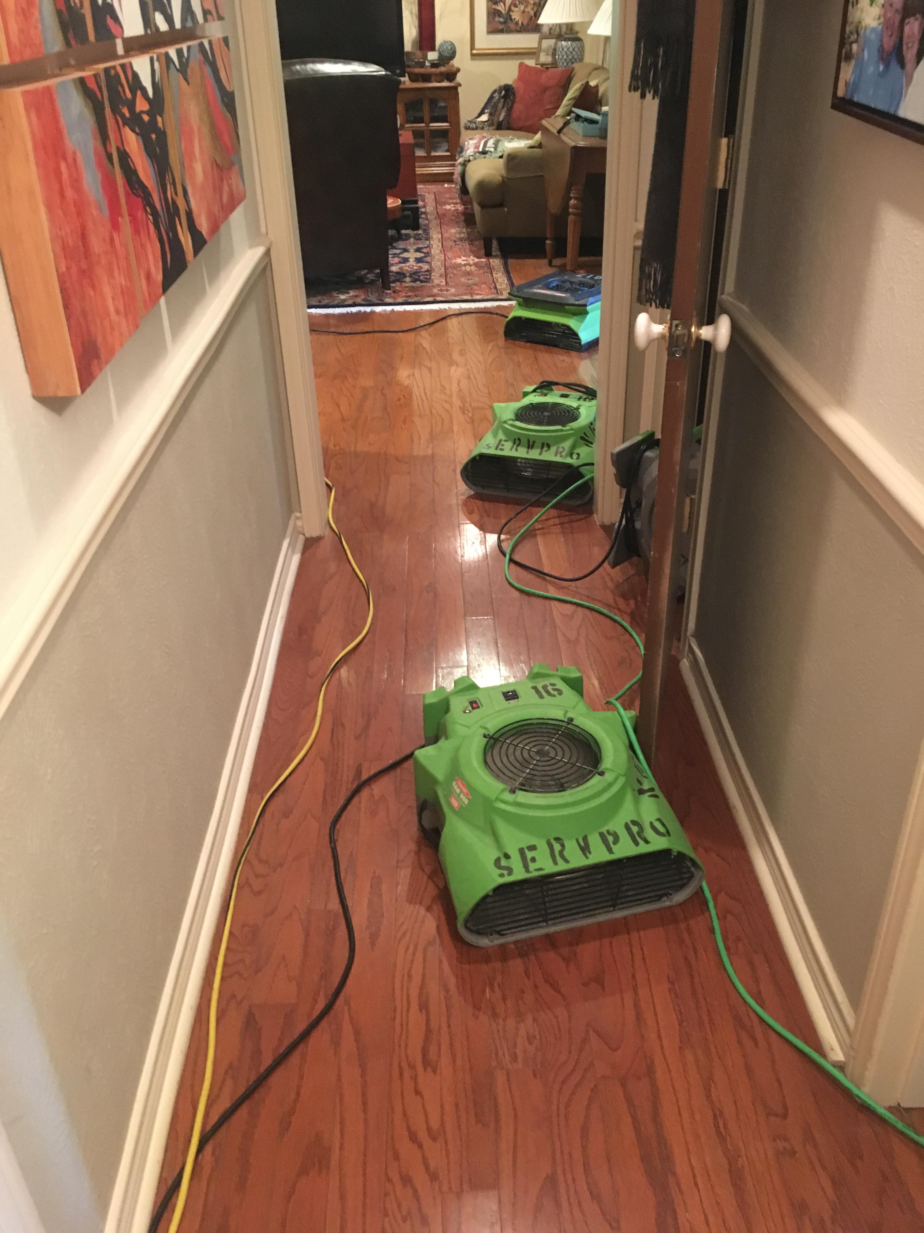 Air movers are utilized to help mitigate after water damage!