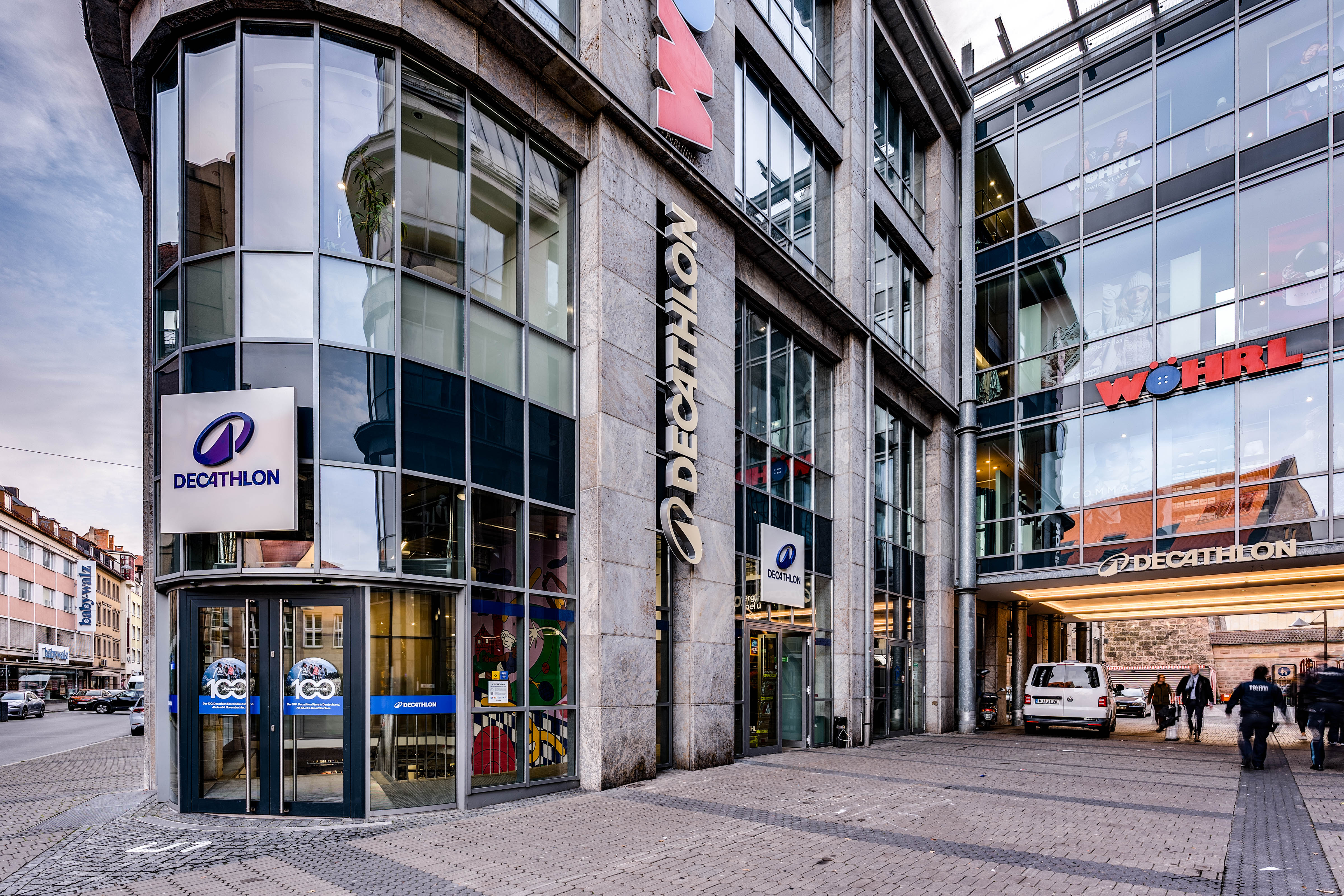 Bilder DECATHLON Nürnberg im WÖHRL