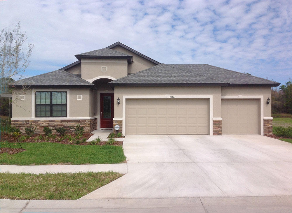 Sanibel - Tuscan Elevation w/Opt 3-Car Garage