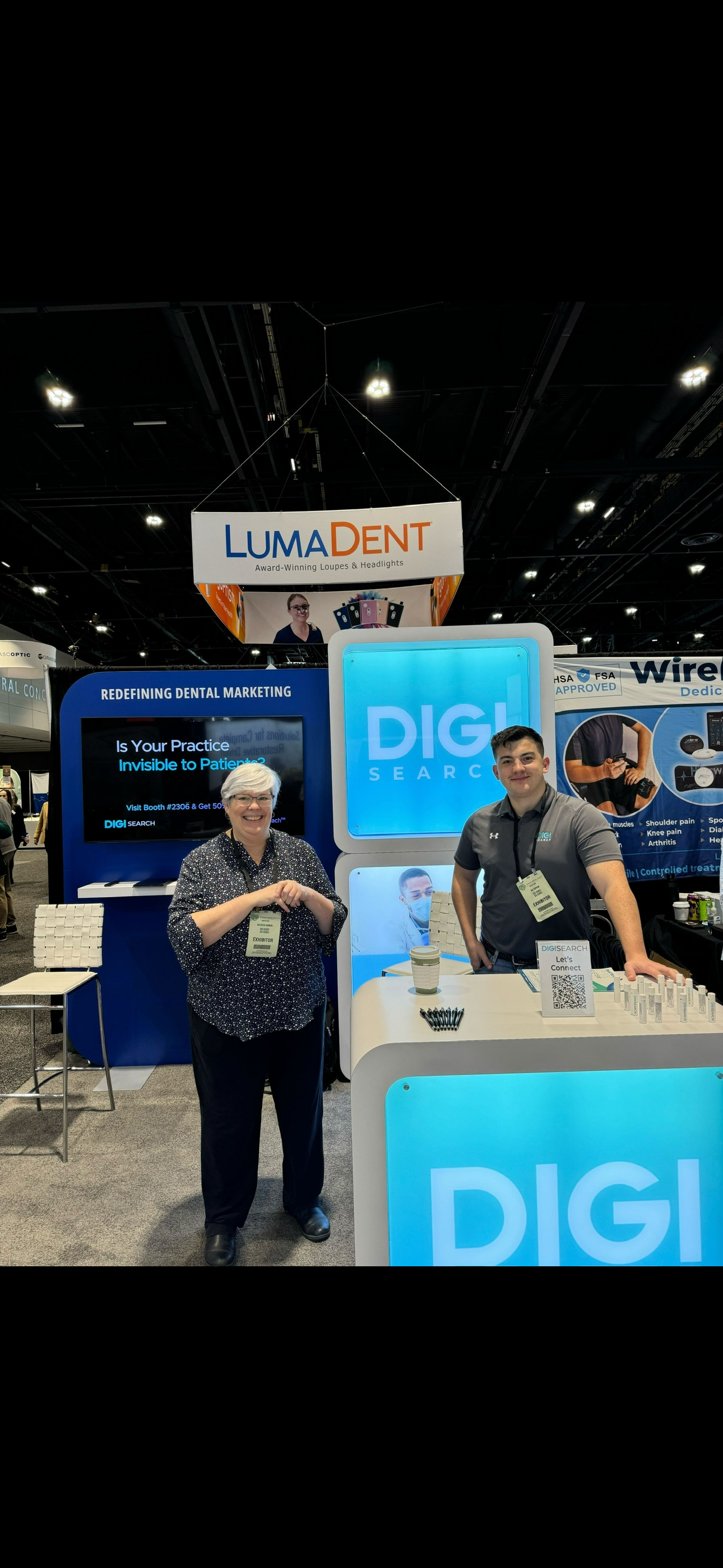 The DIGI Search booth at the 2025 Chicago Midwinter Meeting