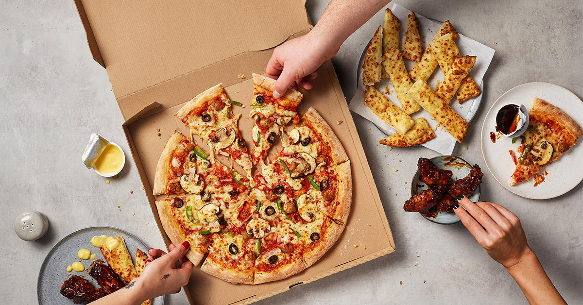 Papa Johns Papa's Meal Deal - Any large pizza and two classic sides for £19.99 Papa Johns Pizza Didcot 01235 510002