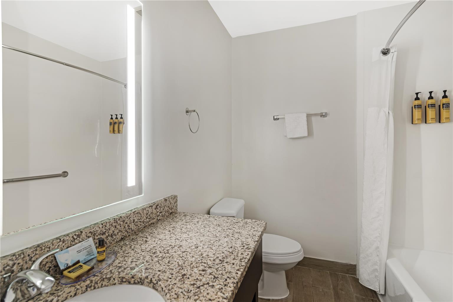 Two Queen Pet-Friendly Bathroom