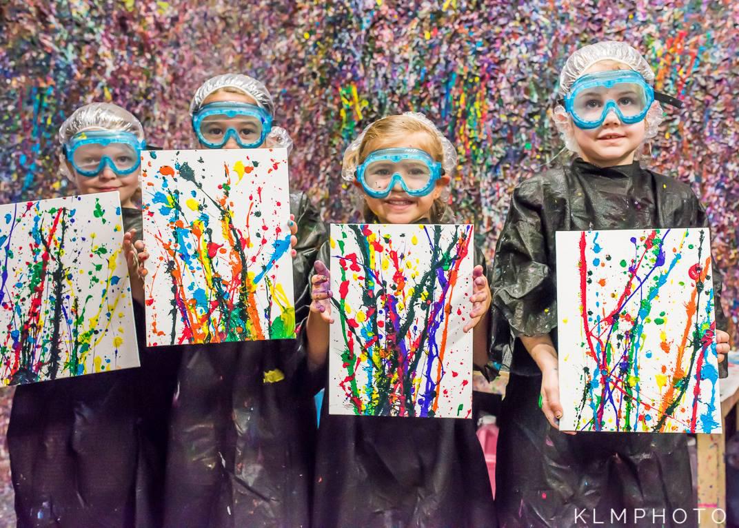 Kids Splatter Painting