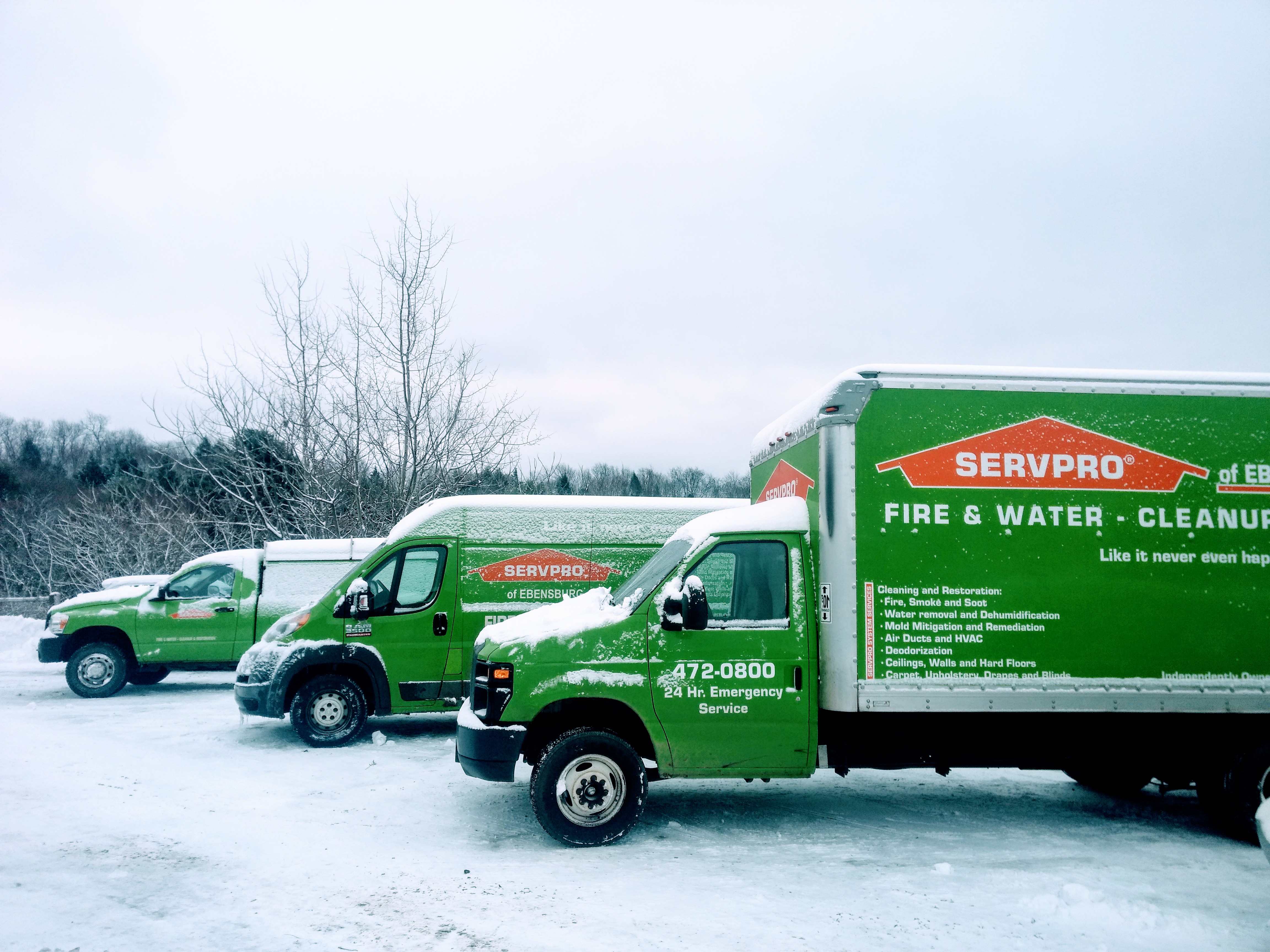 No matter rain or sunshine, our SERVPRO of Ebensburg team is on standby and ready to respond to your residential or commercial loss.
