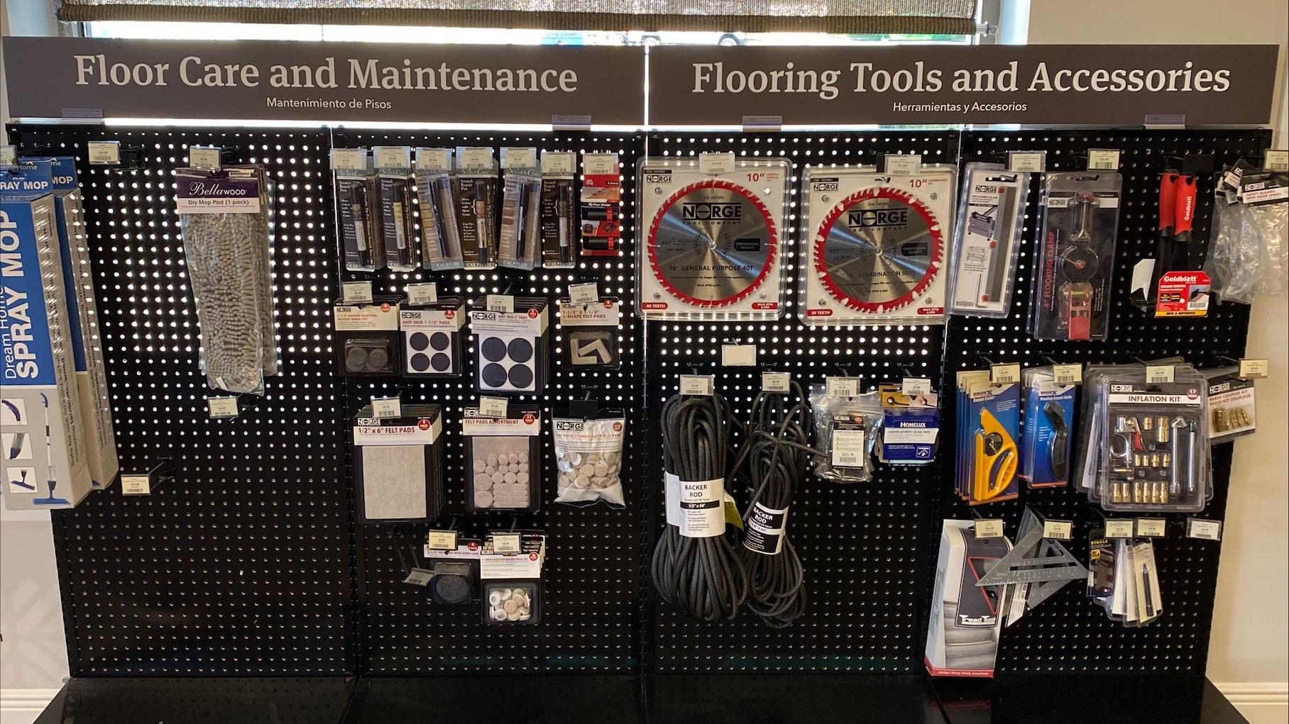 Interior of LL Flooring #1110 - Roanoke | Tools and Accessories