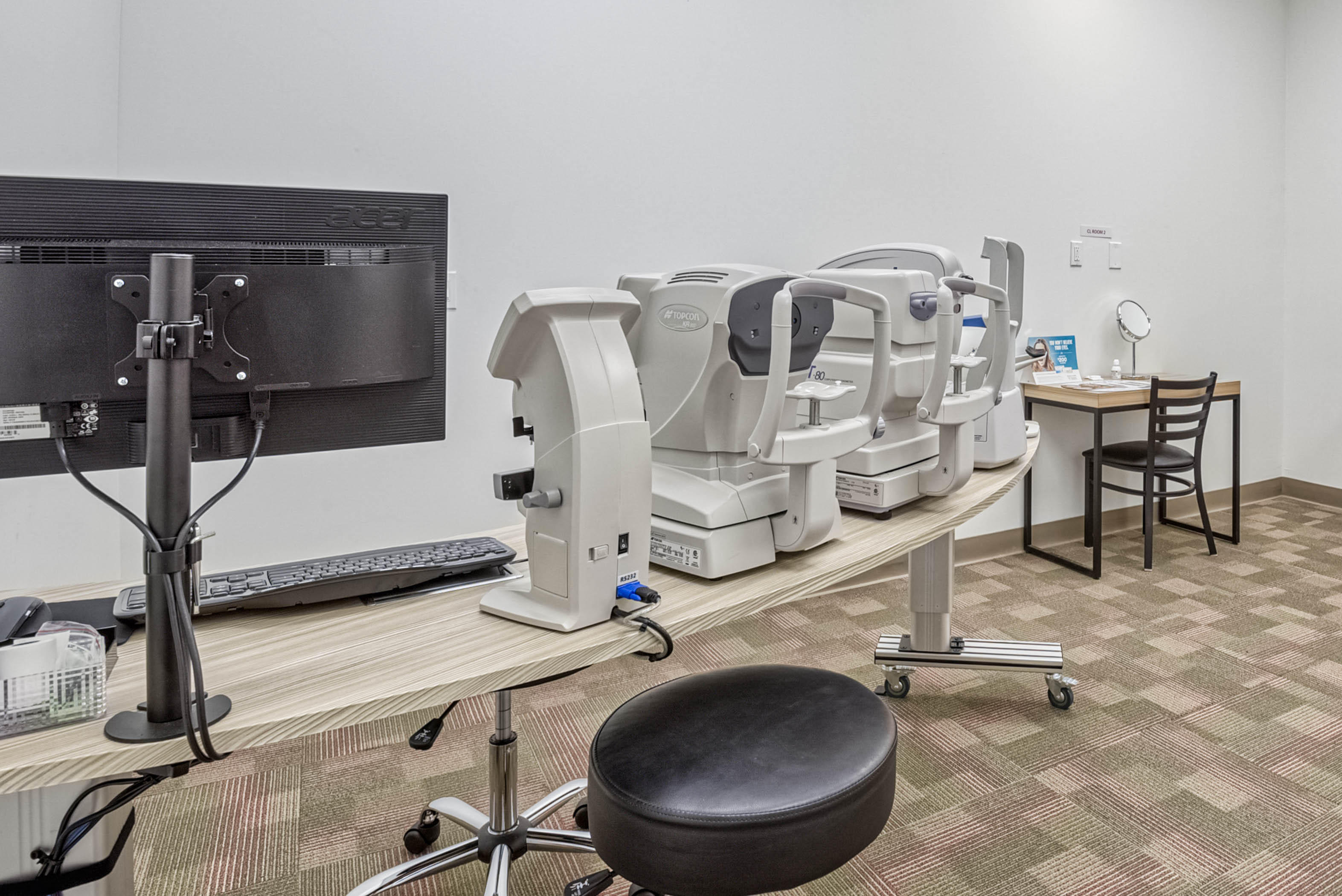 Eye Exam Equipment at Stanton Optical in Sacramento, CA 95823
