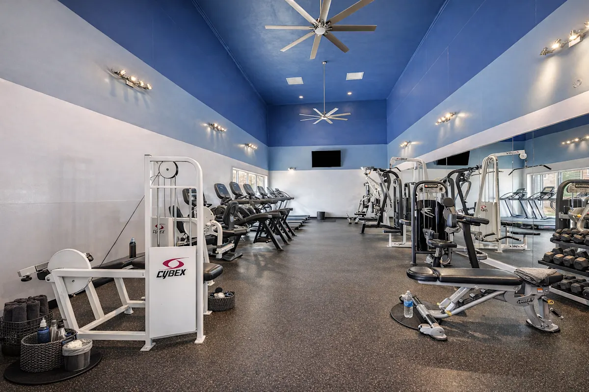 fitness center at Infinity on the Landing
