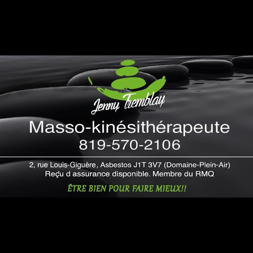 Jenny Tremblay Masso-Kinésithérapeute