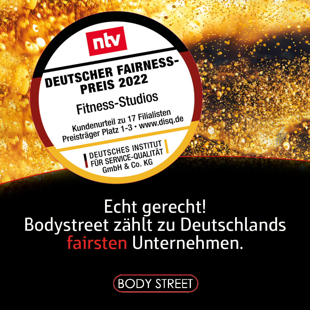 Bodystreet wurde zu den fairsten Unternehmen Deutschlands gekürt. BODY STREET | Hildesheim Ostertor | EMS Training Hildesheim 05121 1777140