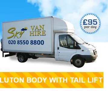 Sky Van Hire Ilford 020 8550 8800