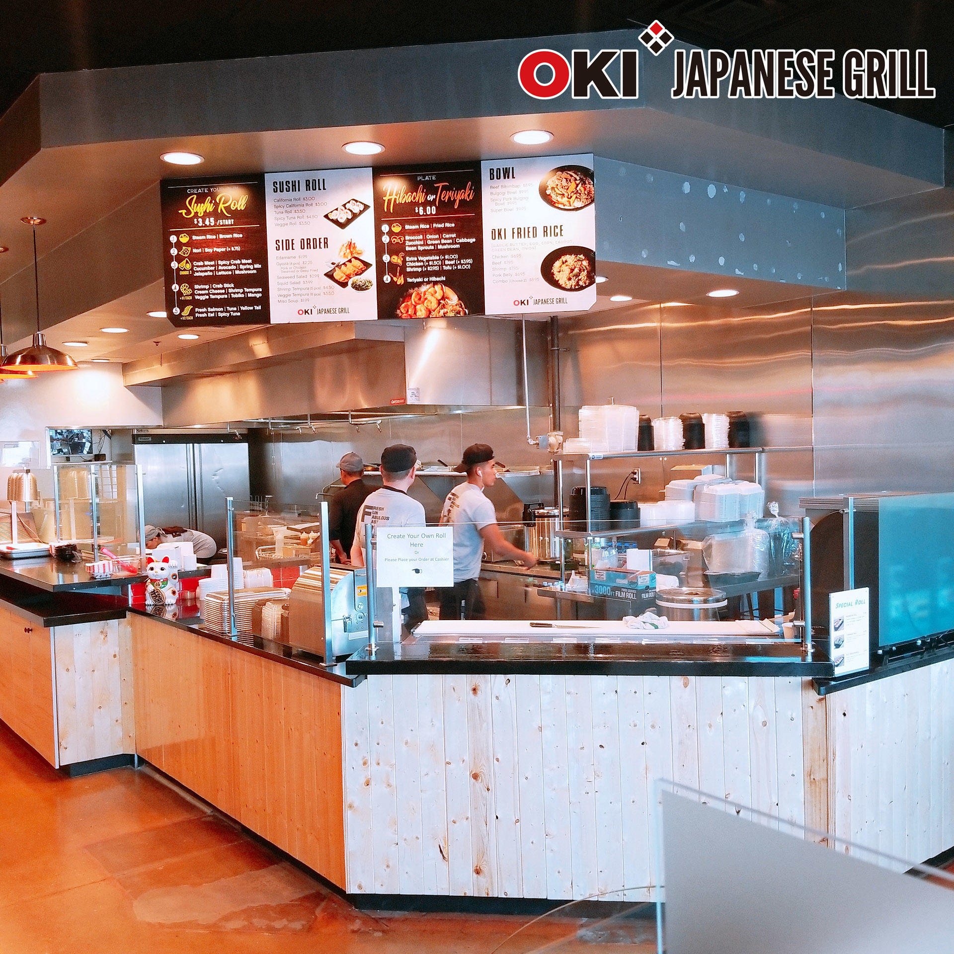 Oki Japanese Grill - Sushi & Hibachi. 