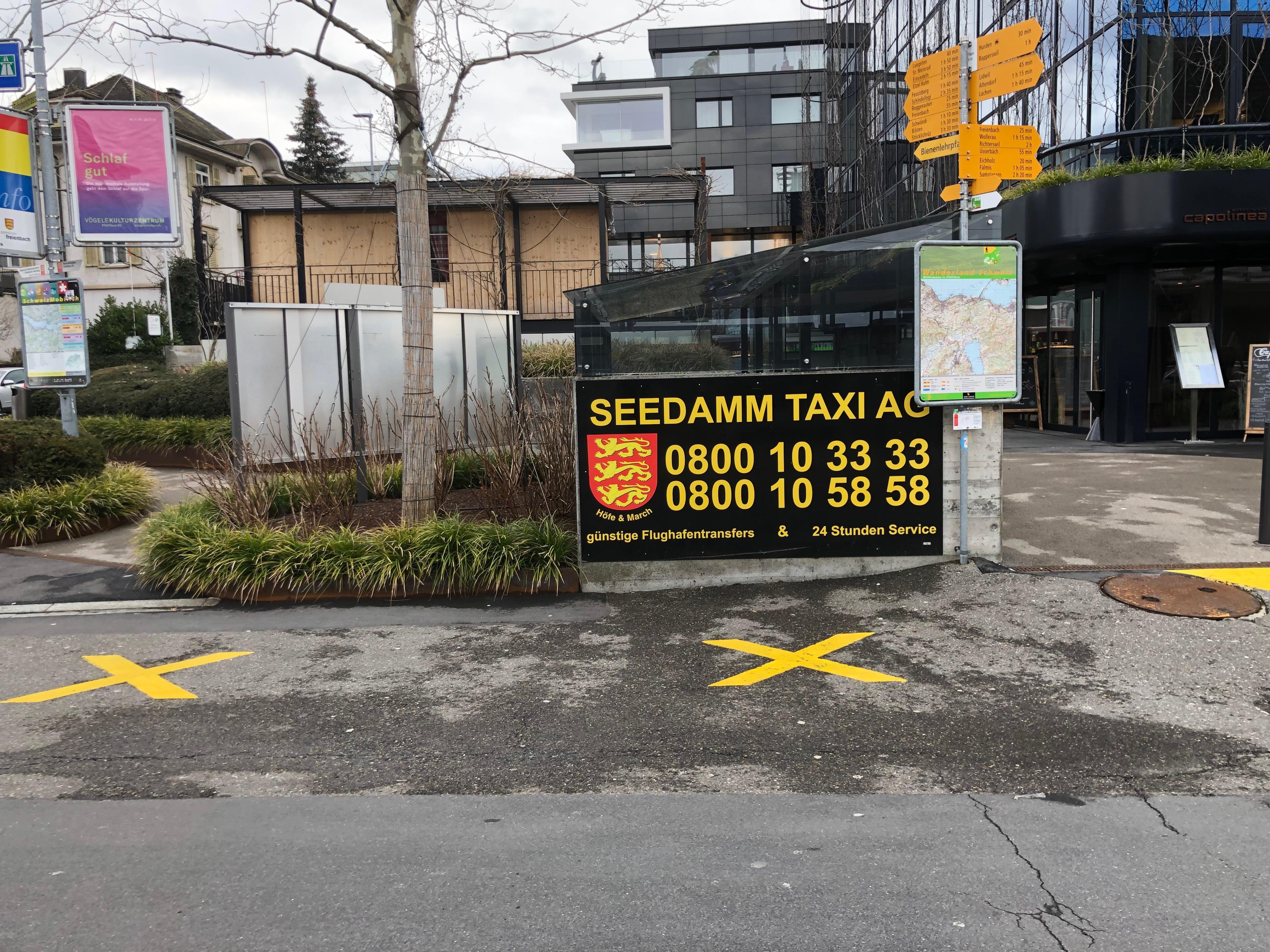 Seedamm Taxi AG, Bahnhofstrasse 16 in Pfäffikon SZ