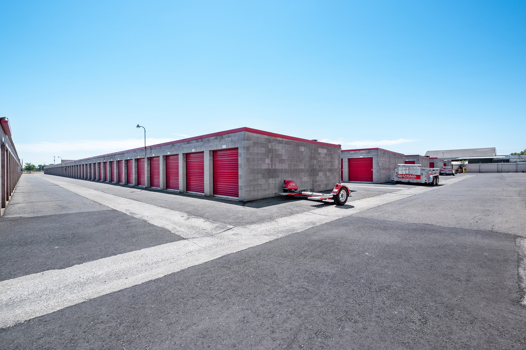Drive up storage units at 7051 Power Inn Rd Sacramento, CA 95828.