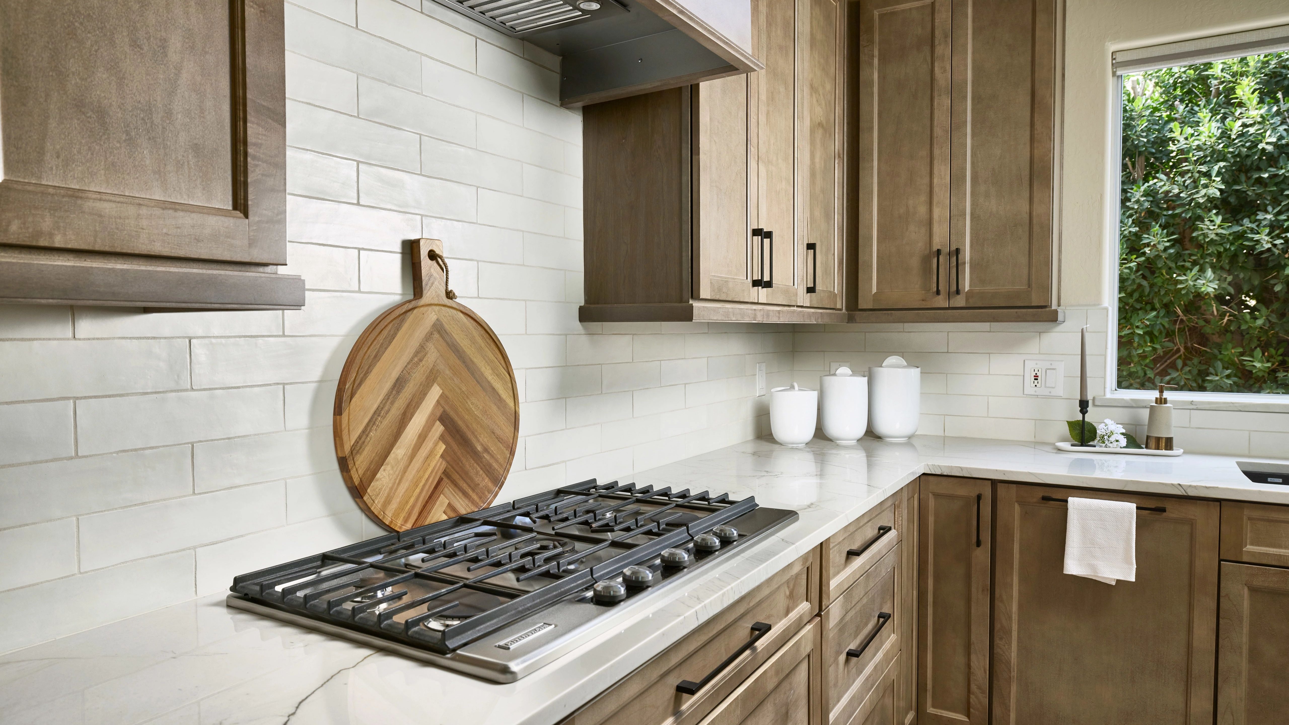 The Spark series is a ceramic wall tile designed to emulate hand-crafted tile. 