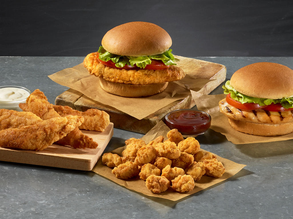 Chicken Sandwiches, Chicken Tenders, and Popcorn Chicken Casey's Grand Island (308)382-1116