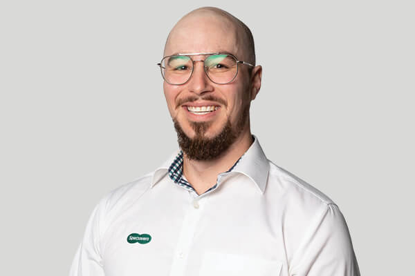 Logan Cooke, Optometrist Partner in our Helensvale Westfield store