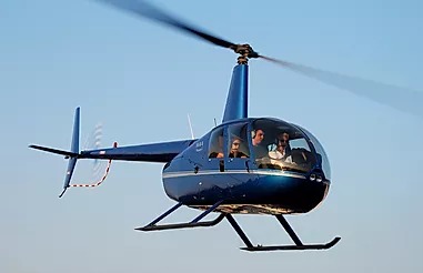 We offer exceptional helicopter flights in a comfortable Robinson R44 Raven helicopter.