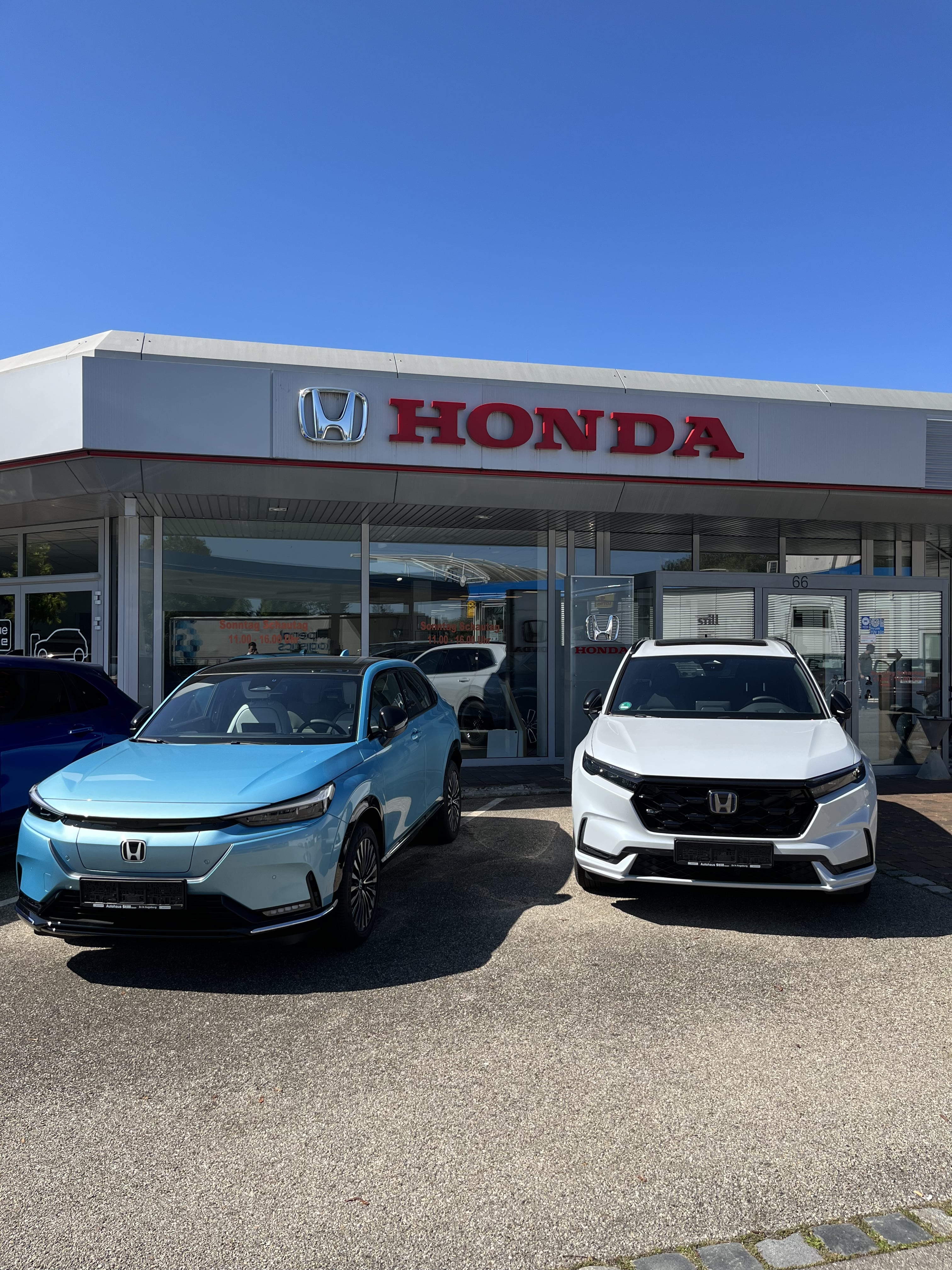 Honda Still in Augsburg. Neue Modelle