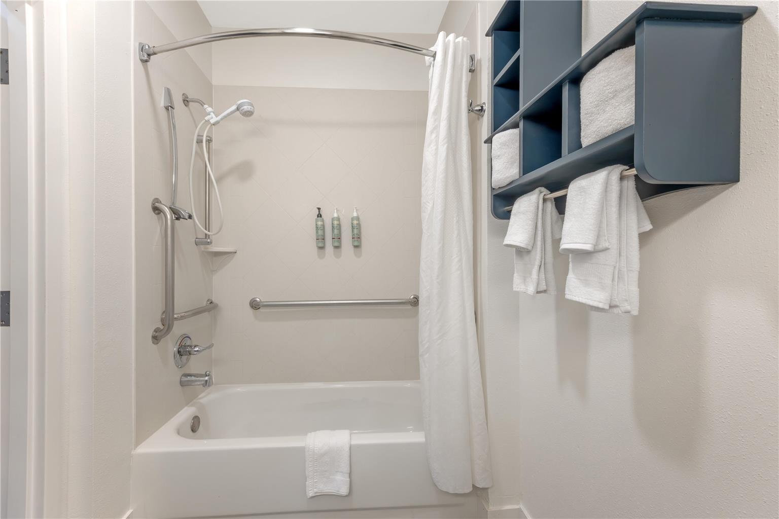 Accessible Double Queen Guest Bathroom