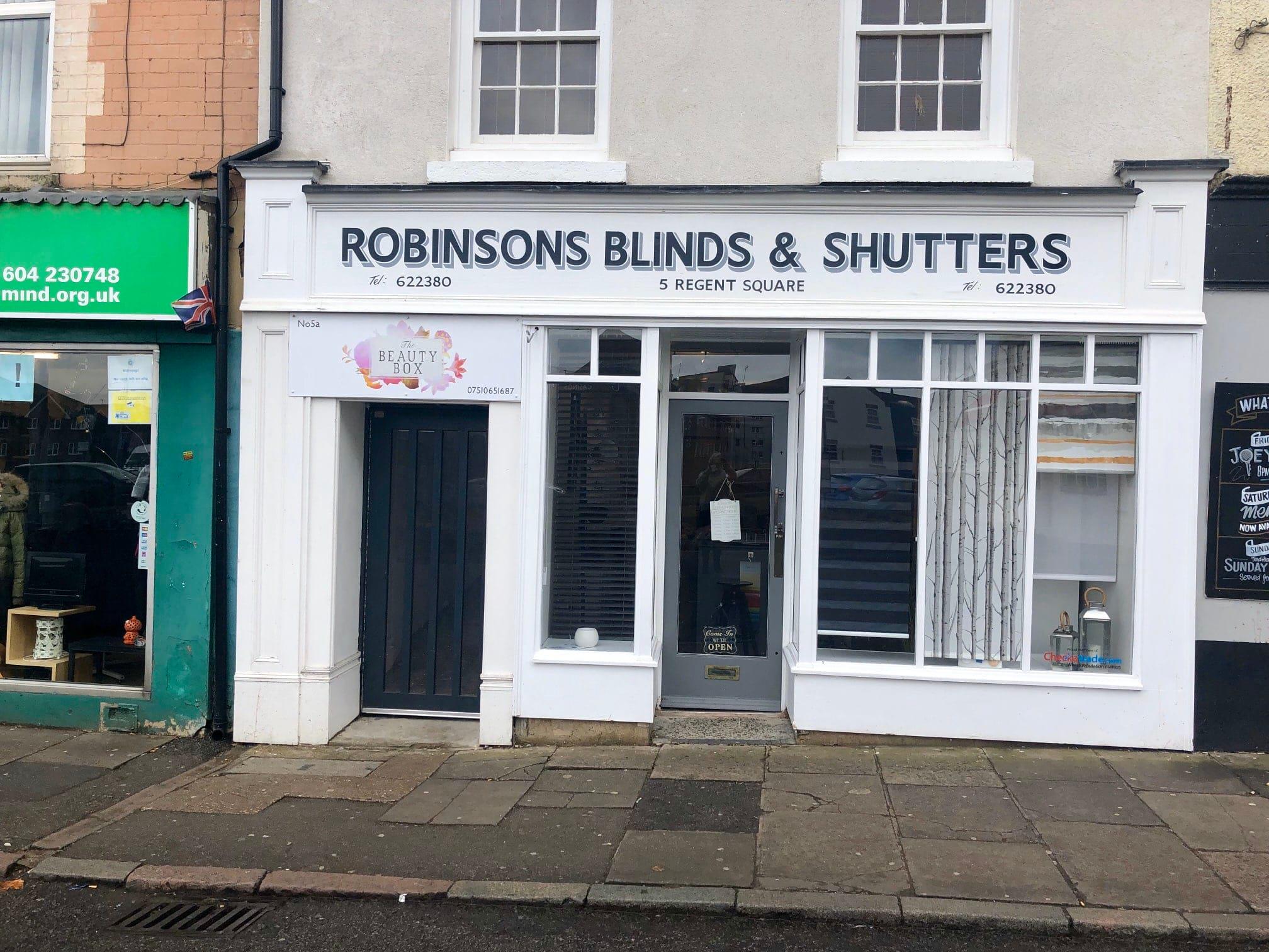 Robinsons Blinds & Shutters Northampton 01604 622380