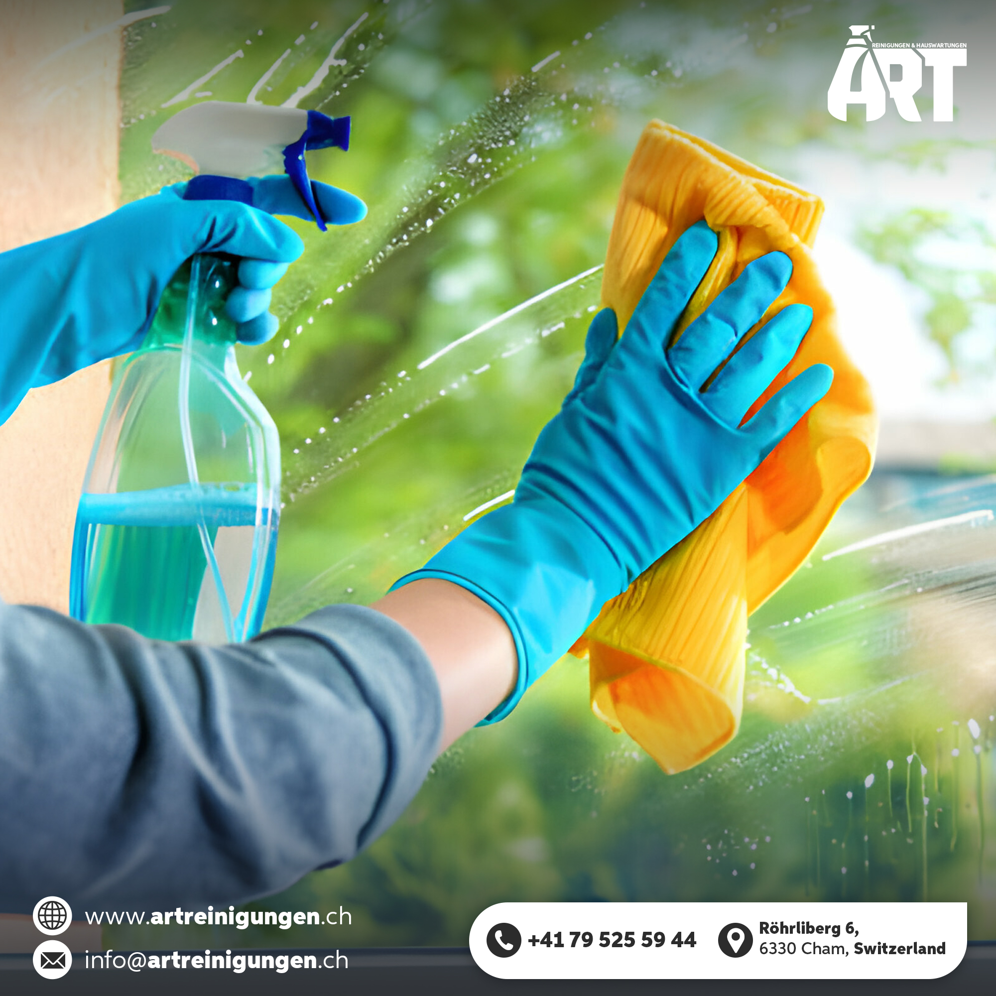 Art Reinigungen und Hauswartungen, Röhrliberg 6 in Cham