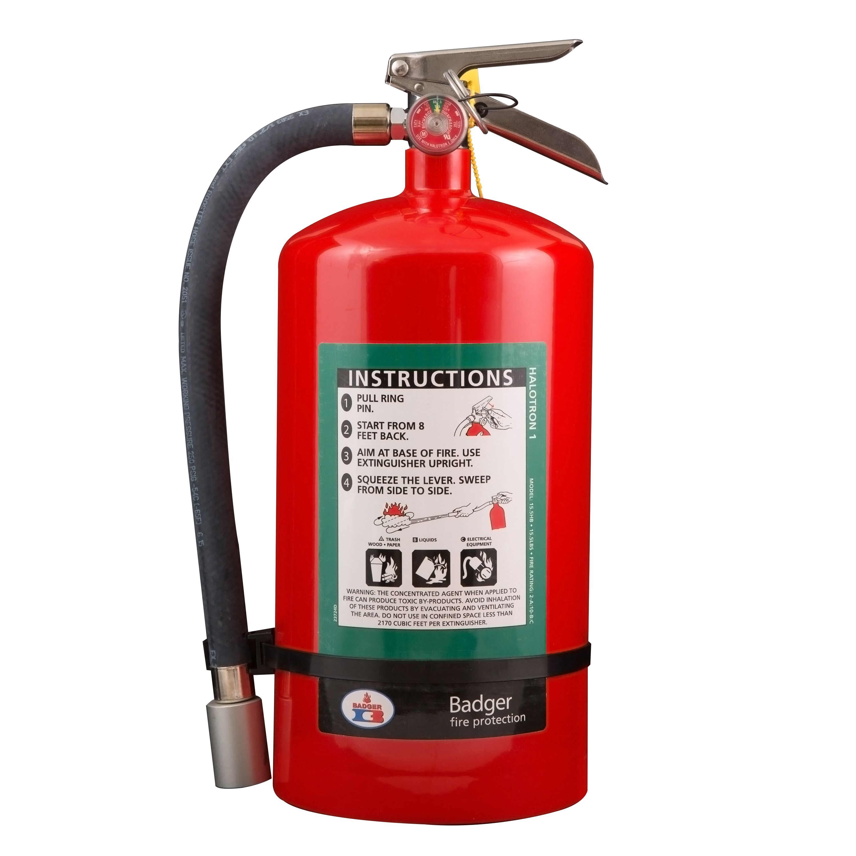 Extra Halotron-1 Stored Pressure Fire Extinguishers 15.5 HB