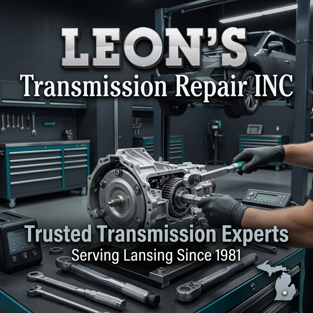 Leon's Transmission Repair: Lansing's Trusted Experts Since 1981
Family-owned transmission service for Lansing drivers
???? What we do best:
Transmission service & diagnostics
Repairs, rebuilds, & replacements
Differential, driveline, transfer case service
Most makes & models
✅ Why choose us:
Over 40 years local experience
24-month/24,000-mile warranty
Military & first responder discounts
Honest diagnostics
???? Ready for your transmission checkup?
Call: (517) 485-3800
???? 1232 W State Rd, Lansing MI 48906