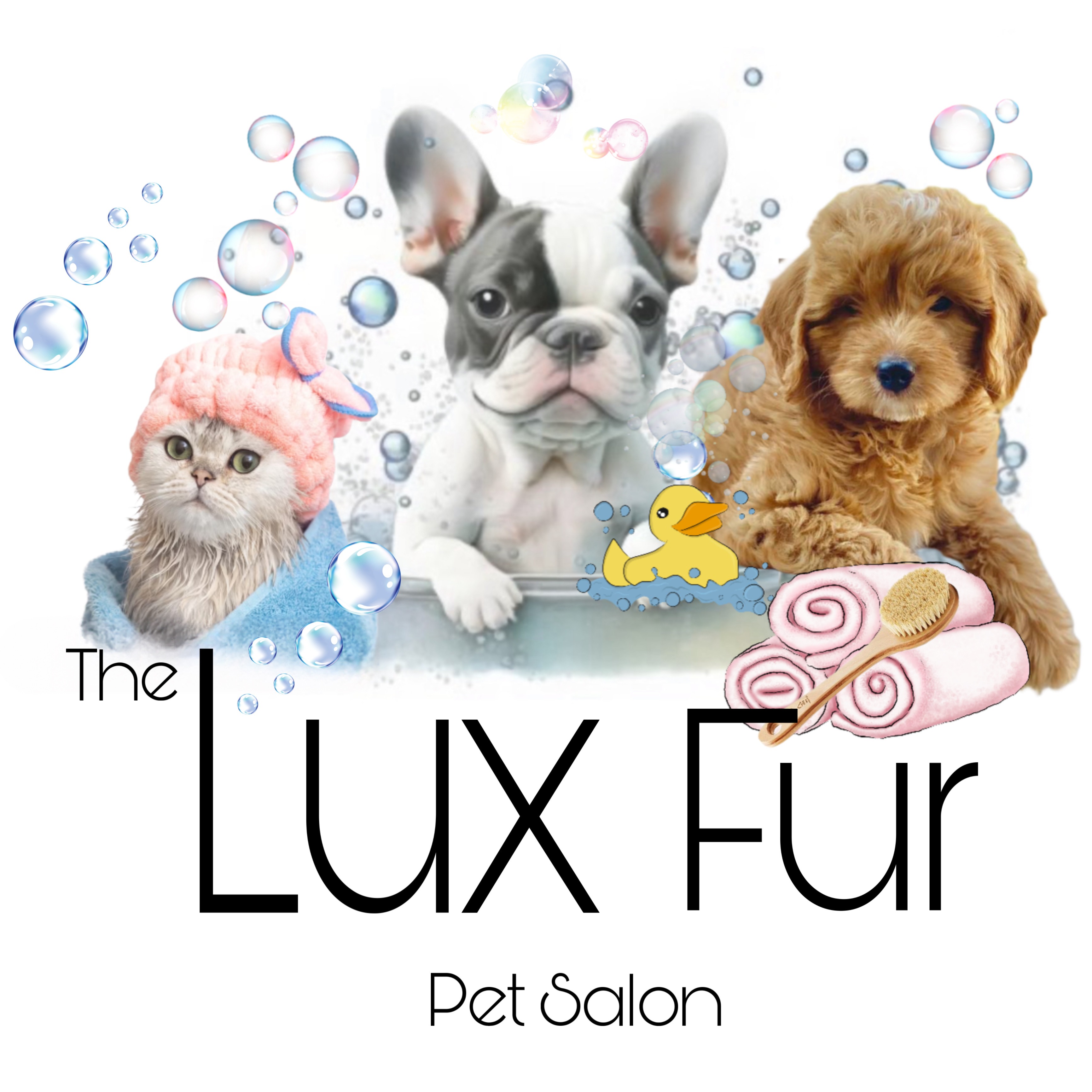 Lux Fur Pet Salon Logo