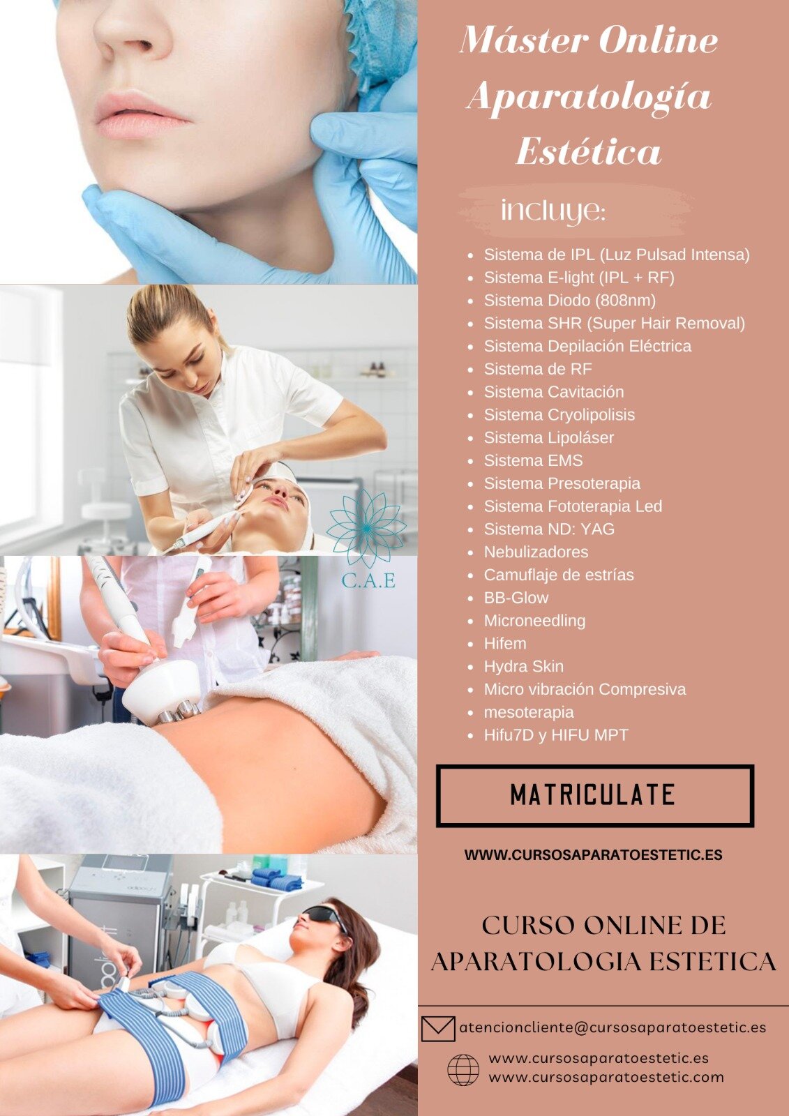 Images Cursos Online de Aparatología Estética (CAE)