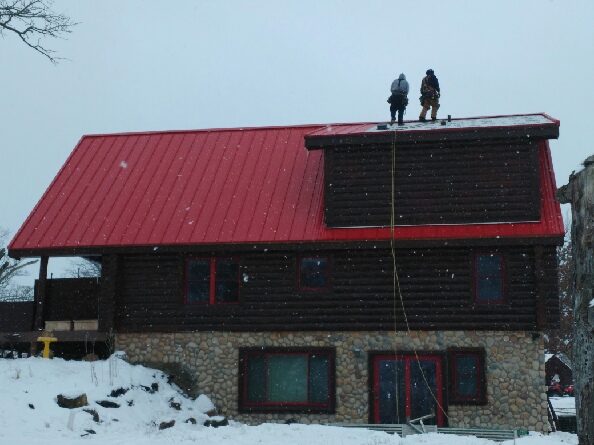 Metro Steel Construction offers many roofing styles - one specific one is Standing Seam Roofing.