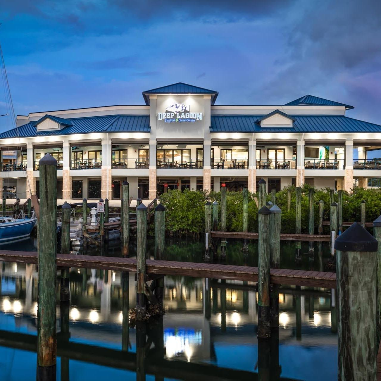 Deep Lagoon Seafood & Oyster House front view | Osprey, FL
