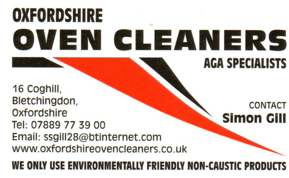 Oxfordshire Oven Cleaners Kidlington 07889 773900