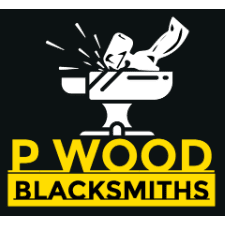 P Wood Blacksmiths Logo