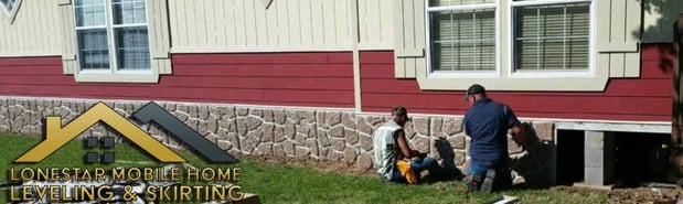 Images Lonestar Mobile Home Leveling & Skirting
