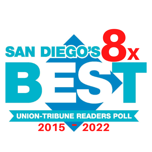 Voted San Diego's Best Storage Company for 8 years in a row!