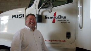 Dan Flagstad, Jr., President - "Our Service One employees make the difference! Visit us at http://www.serviceonetransportation.com."