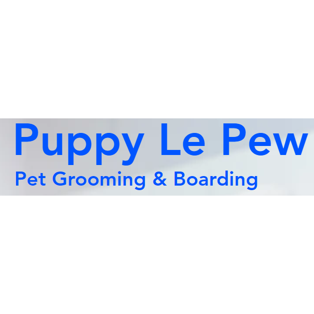 Puppy Le Pew Pet Grooming & Boarding Logo