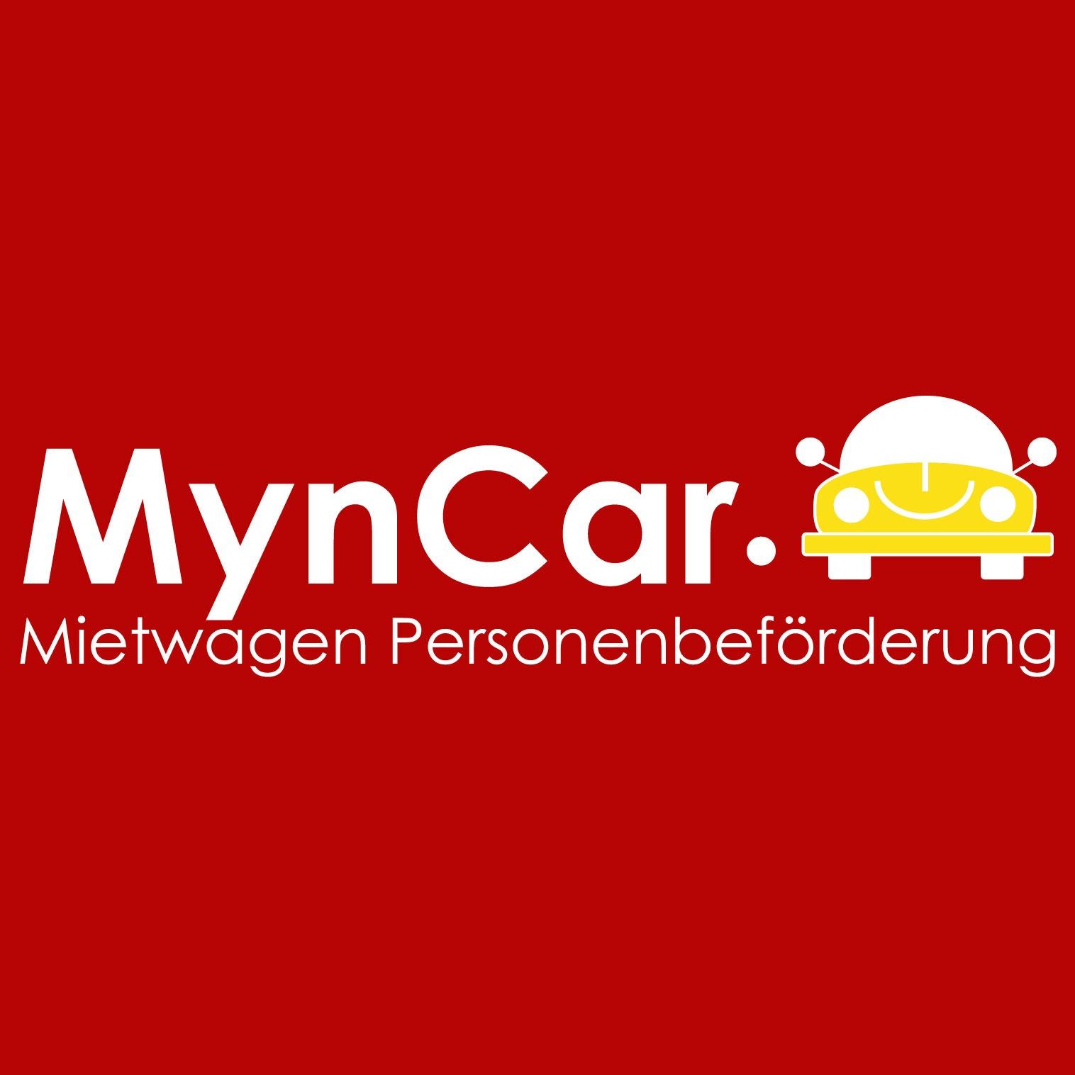 Logo MynCar. Mietwagen Personenbeförderung
