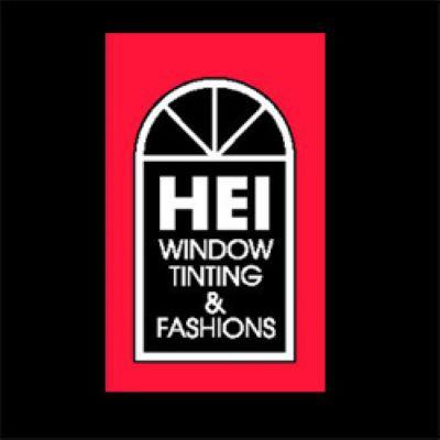 H E I Window Tinting & Fashions Logo