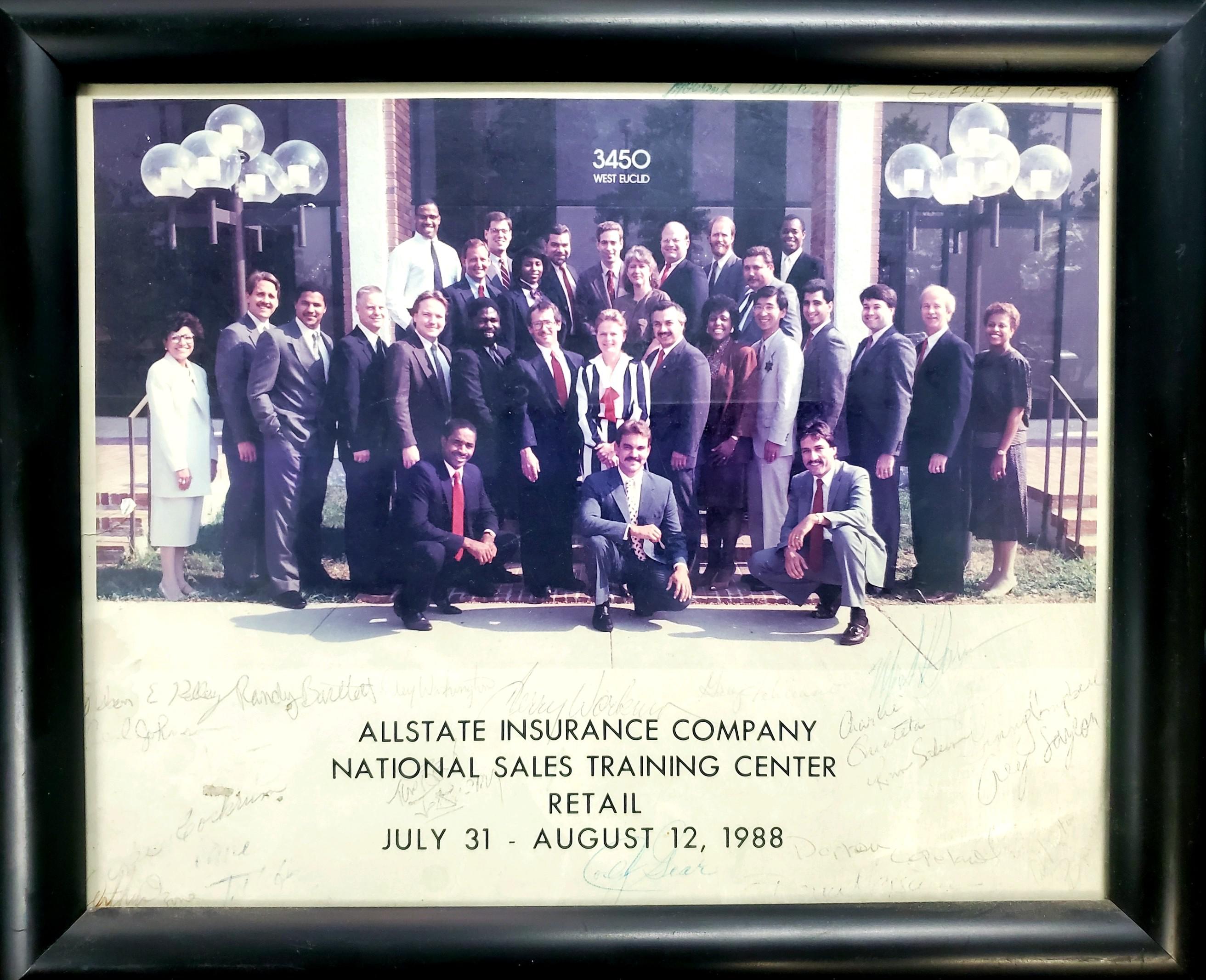 Allstate Licensing School school 1988.
