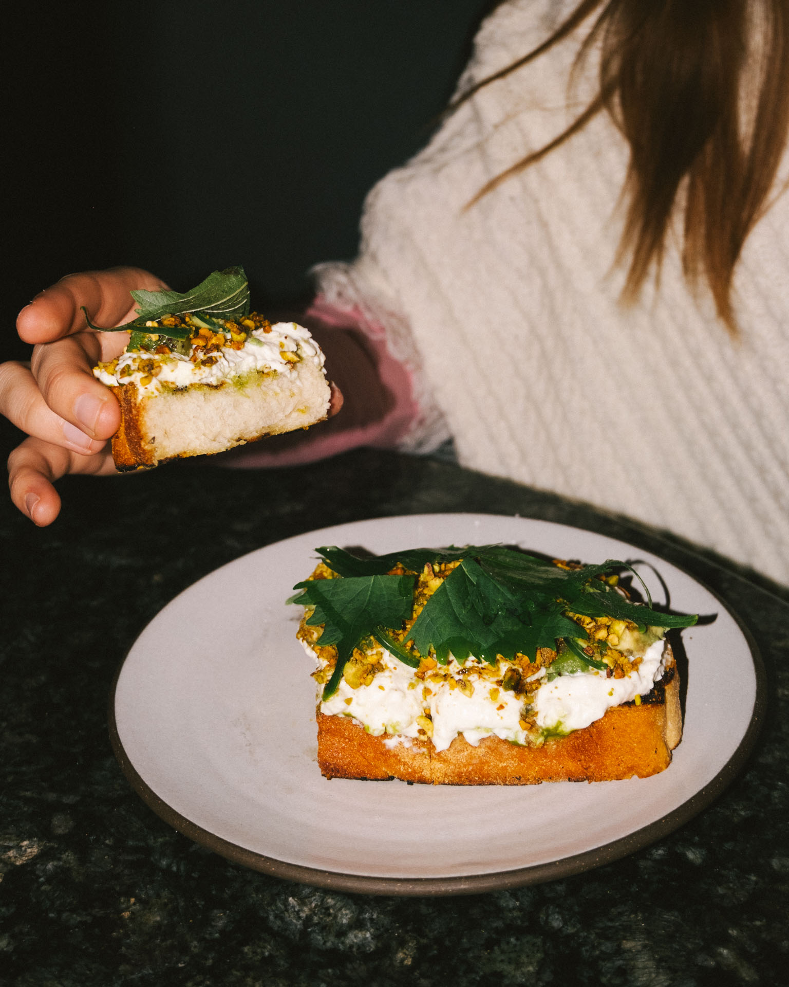 Burrata toast 