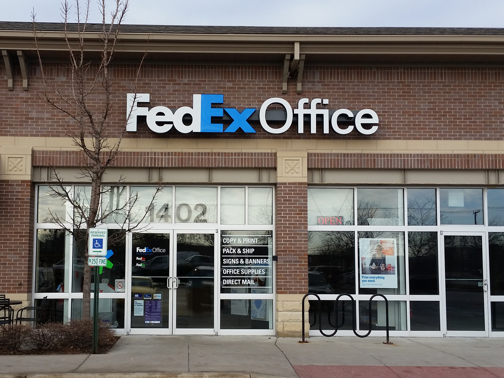 Exterior photo of FedEx Office location at 1402 N Meacham Rd\t Print quickly and easily in the self-service area at the FedEx Office location 1402 N Meacham Rd from email, USB, or the cloud\t FedEx Office Print & Go near 1402 N Meacham Rd\t Shipping boxes and packing services available at FedEx Office 1402 N Meacham Rd\t Get banners, signs, posters and prints at FedEx Office 1402 N Meacham Rd\t Full service printing and packing at FedEx Office 1402 N Meacham Rd\t Drop off FedEx packages near 1402 N Meacham Rd\t FedEx shipping near 1402 N Meacham Rd